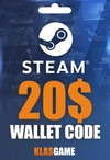 Steam 20 USD Cüzdan Kodu